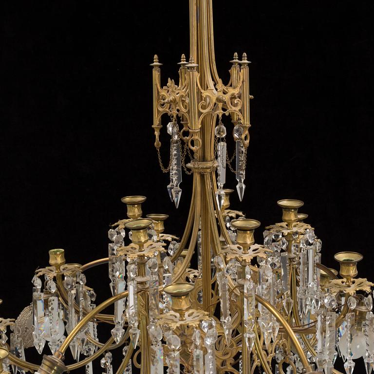 A mid 19th century chandelier.