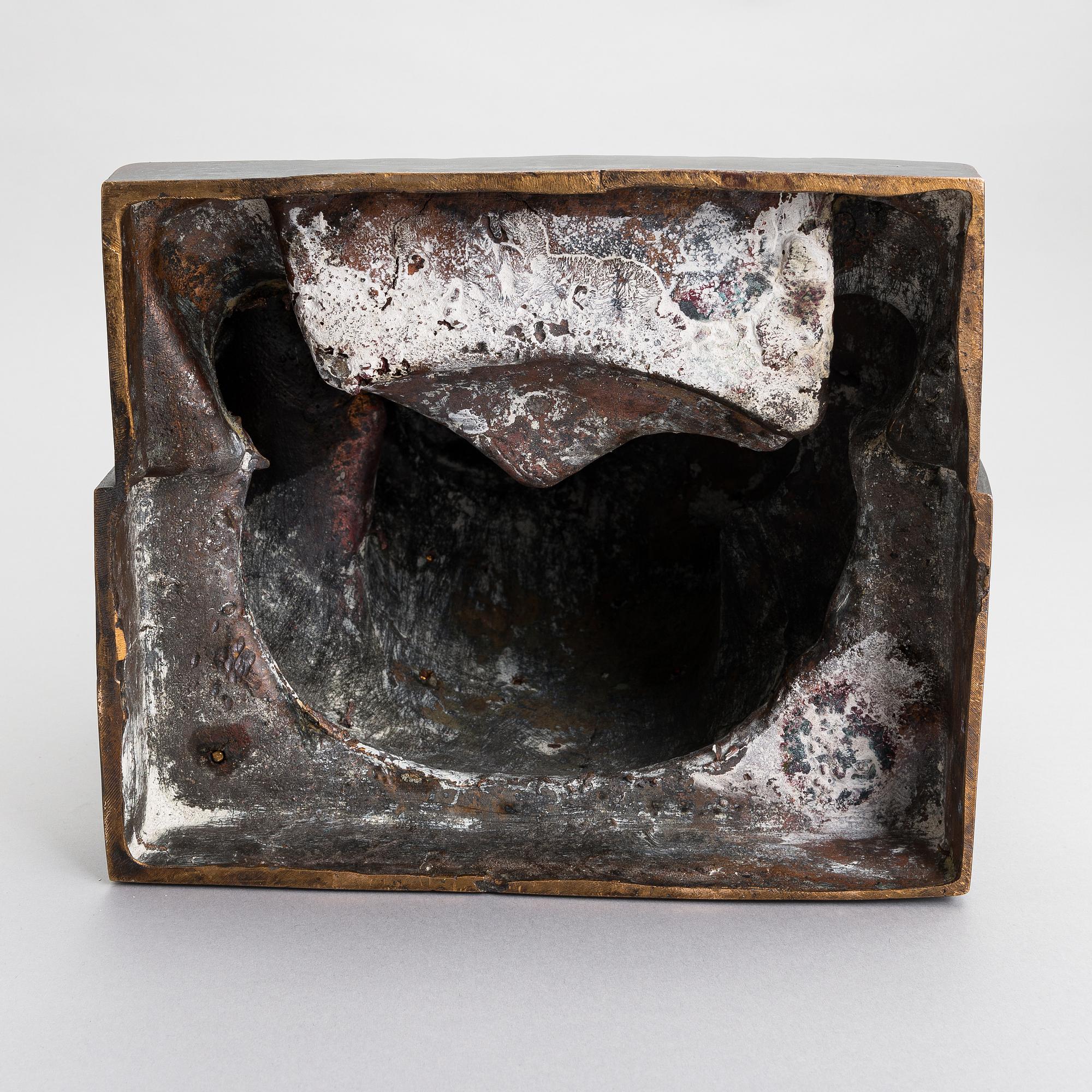 Carl Wilhelms, a bronze sculpture, signed and dated-46.