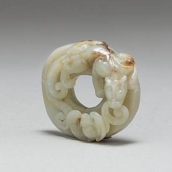 OBJEKT, nefrit. Qingdynastin (1664-1912).