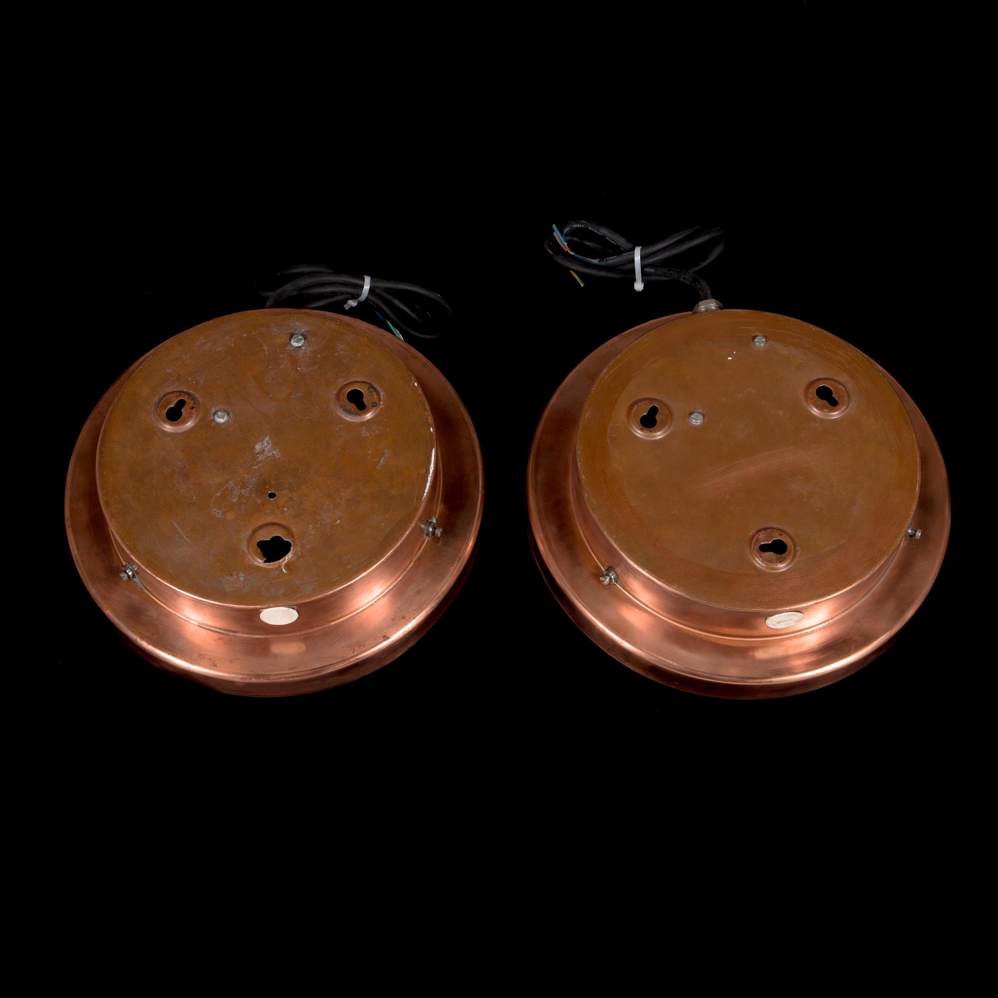 Lisa Johansson-Pape, two mid-20th century wall-/ceiling lights for Stockmann Orno.