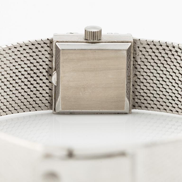 Patek Philippe, wristwatch, "Baguette Diamonds Bezel", 16 x 16 mm.