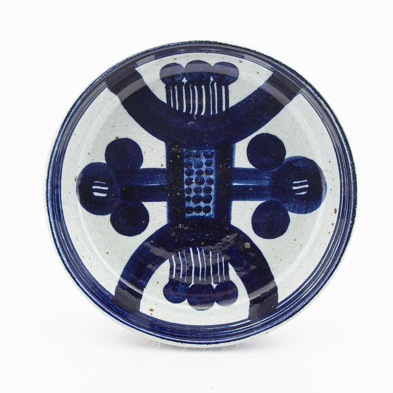 Inger Persson, a glazed stoneware signed vase and bowl from Rörstrand.