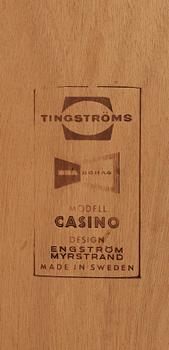 HALLMÖBEL, "Casino", Sven Engström & Gunnar Myrstrand, Tingströms, 1900-talets mitt.