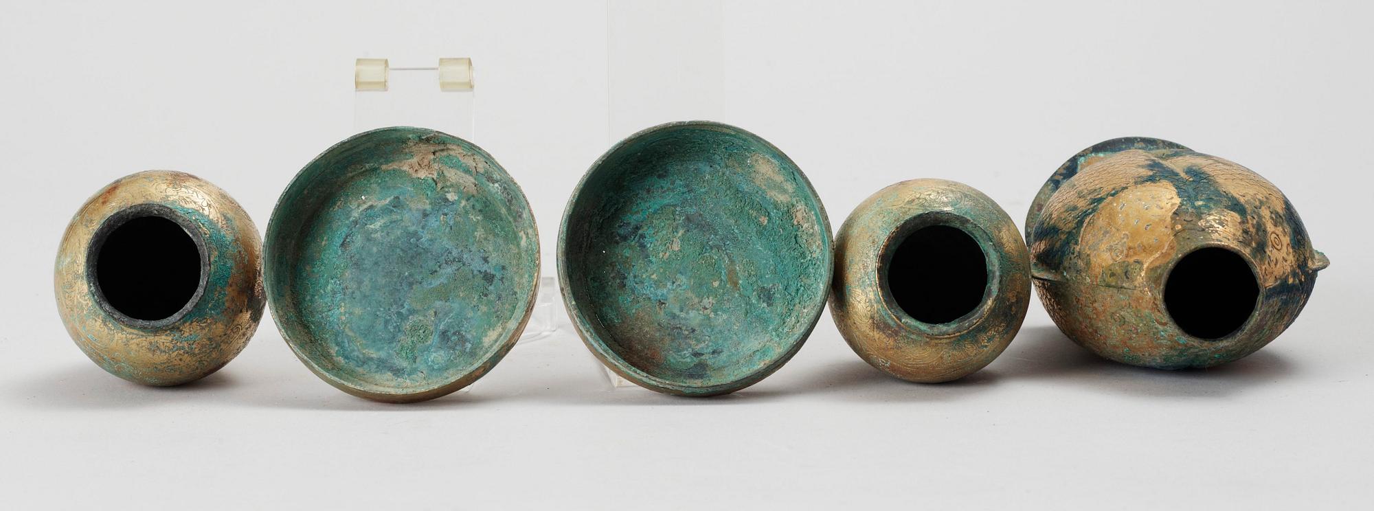 PARTI BRONS, 4 delar. Kina. 1900-tal.