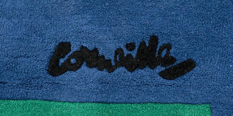 Beverloo Corneille matta, tuftad, signerad och numrerad 50/100, ca 205x205 cm.