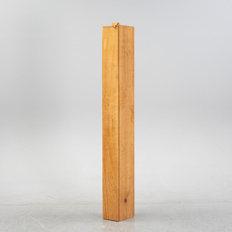 A 'Solitär' mahogany cabinet by John Kandell for Källemo, designed 1981.