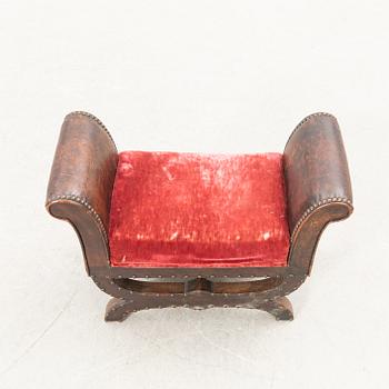 Otto Schulz, Attributed, footstool, Boet Göteborg, first half of the 20th century.