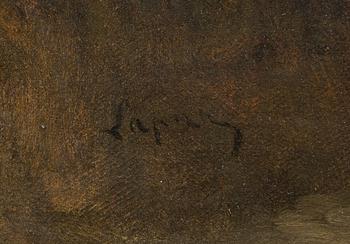 French school, 19th century, Coastal landscape, Brittany.