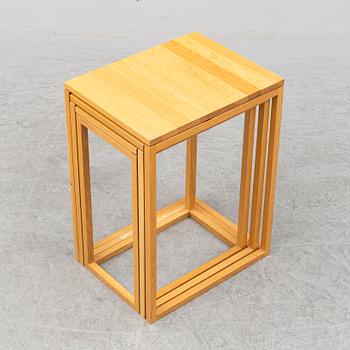 A 'Trio' nesting table by Ulla Christiansson, K Anderson & Söner.