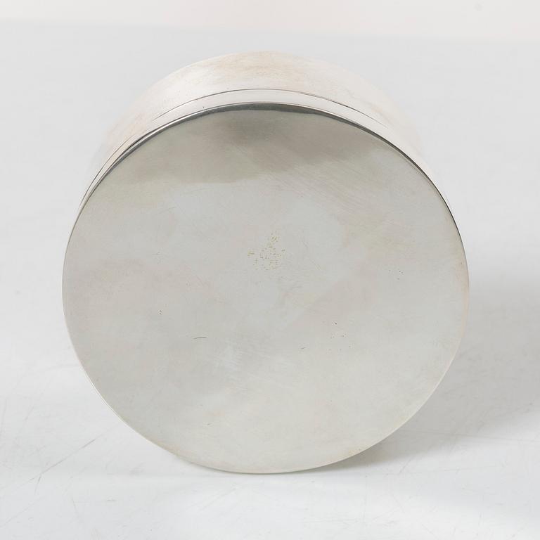 Gustaf Hagström, dosa, silver, Stockholm 1803.