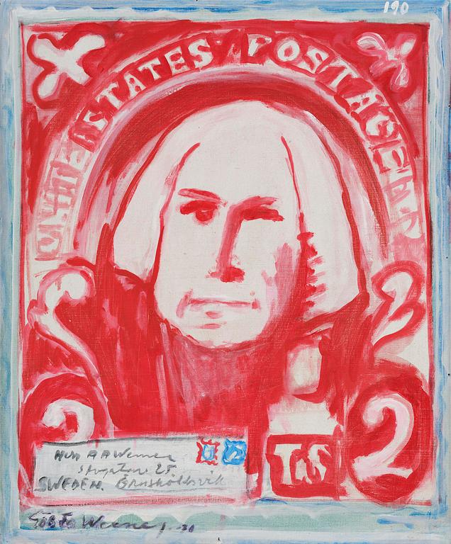 Gösta Werner, US stamp.