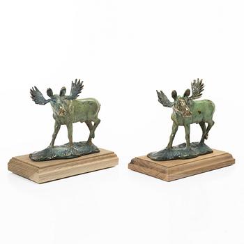 Torbjörn Forsberg, Moose bulls, 2 pcs.