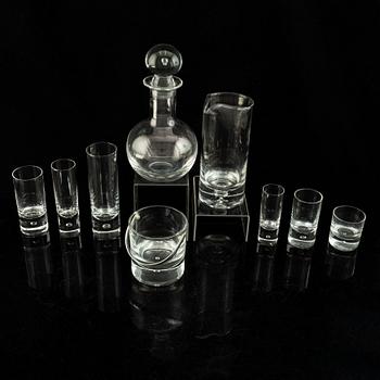 68 'Pippi' glasses, Walter Hickman, Kosta.