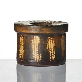 Wilhelm Kåge, a Farsta stoneware candle holder, Gustavsberg Studio 1959.