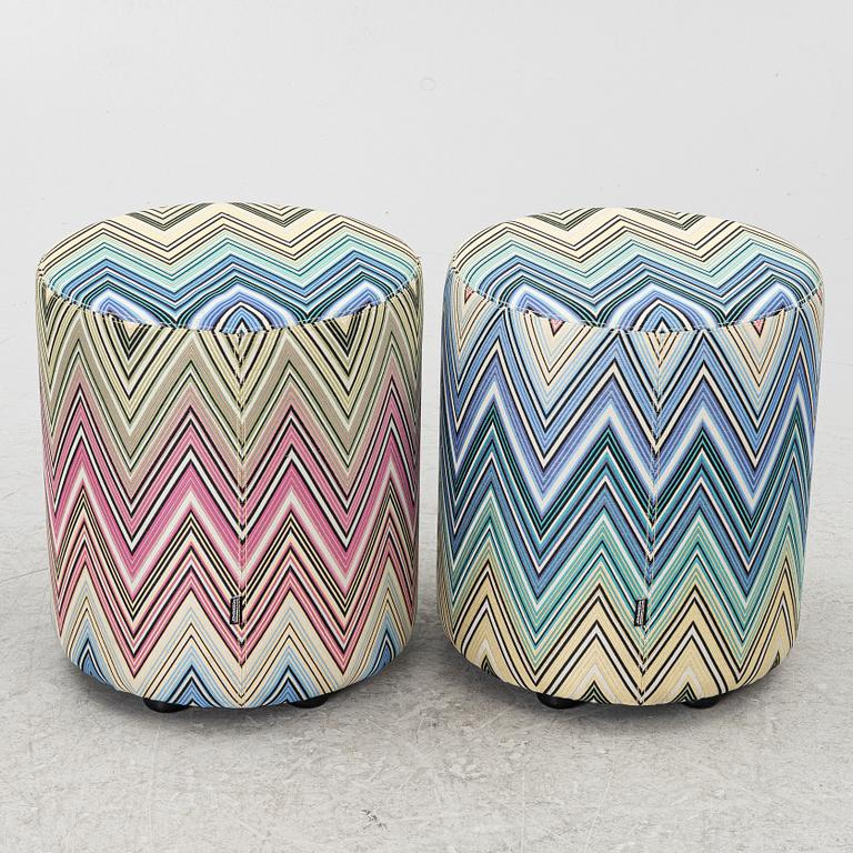 Sittpuffar, ett par, Johnsson Design.