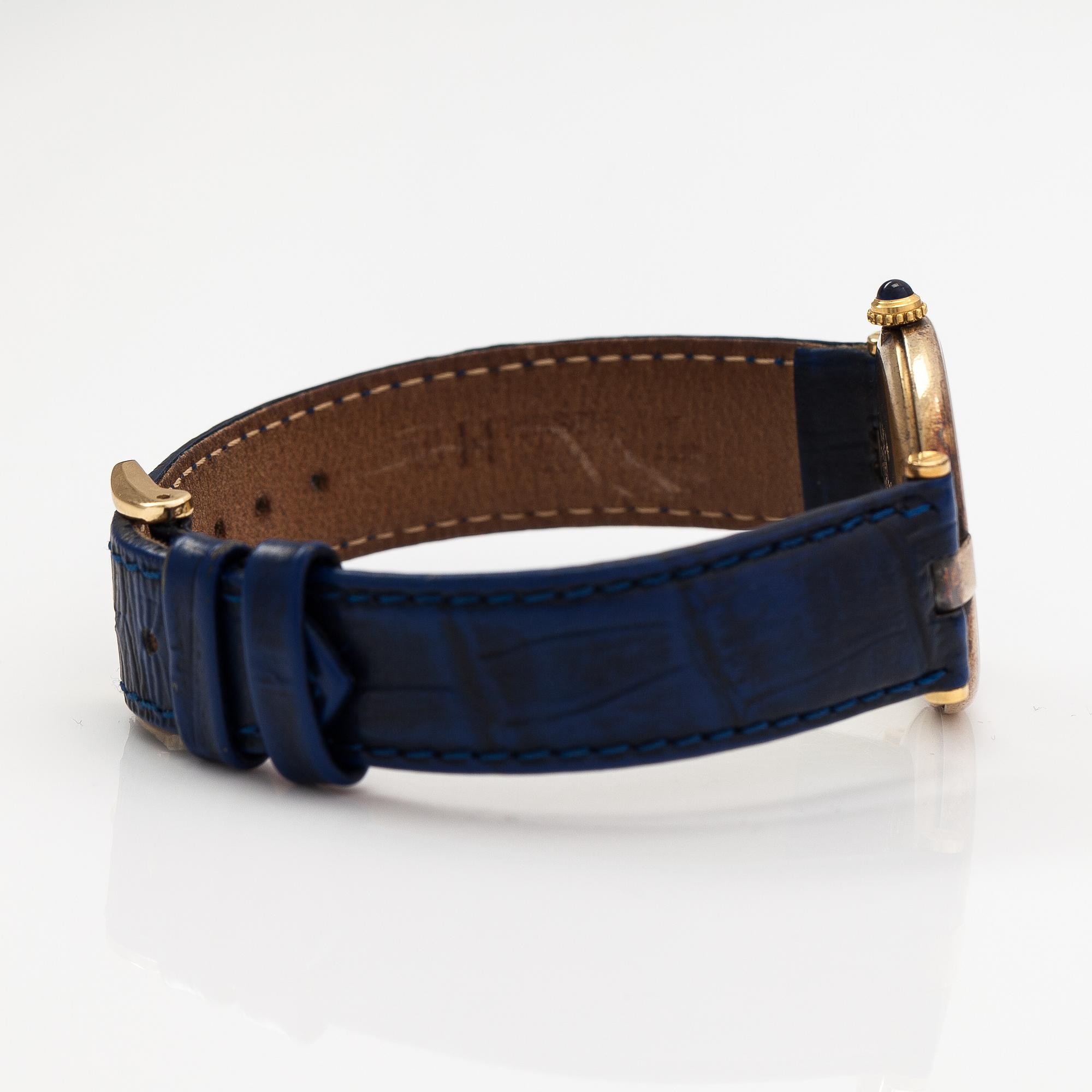 must de Cartier, Vermeil, wristwatch, 30 mm.