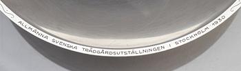 Atelier Borgila, a sterling silver bowl on foot, Stockholm 1930.