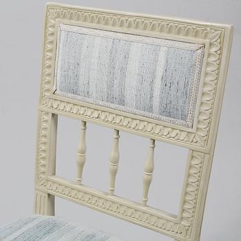 STOLAR, ett par, sengustavianska, omkring år 1800.