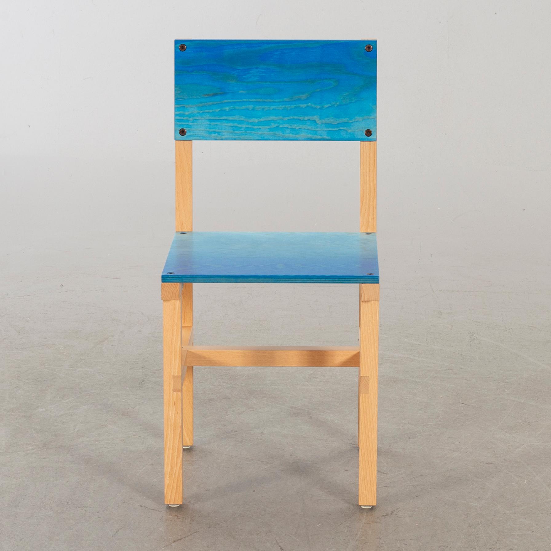 FREDRIK PAULSEN, "Röhsska"Designbaren, chair, Blå Station 2020, Chair 31/102.