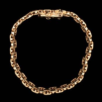 ARMLÄNK, 18 k guld, Stockholms Ädelsmide, Solna, 1959. Vikt ca 32g.
