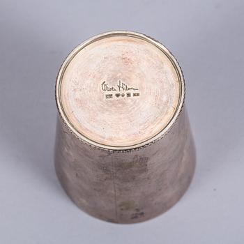 BÄGARE, silver, Wiwen Nilsson, Lund 1938. Vikt c:a 100 g.