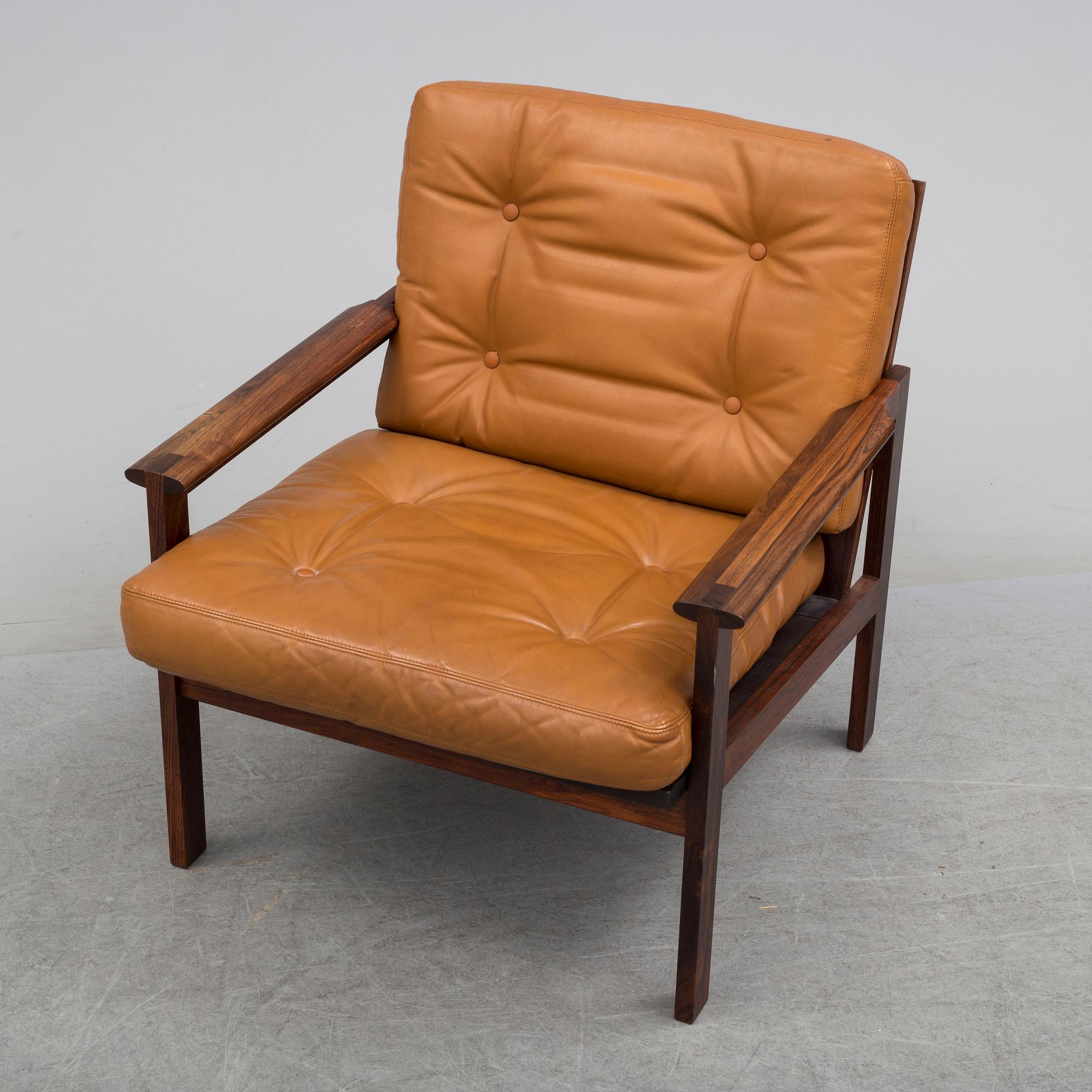 A 'Capella' easy chair by Illum Wikkelsø, 20th century.