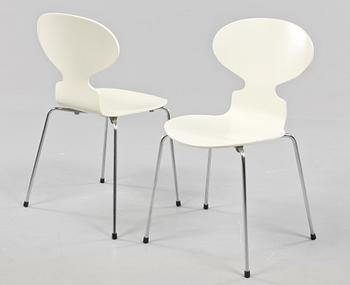 STOLAR, 6 st, "Myran", Arne Jacobsen, Fritz Hansen, 1988.