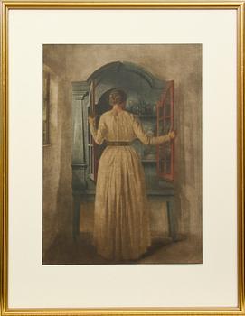 PETER ILSTED, mezzotint, ej sign.