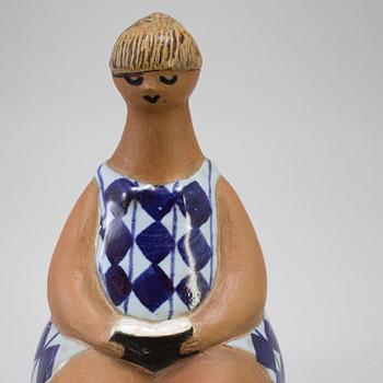 A stoneware figurine by Lisa Larson for Gustavsberg, called "Amalia" and produced from 1958 thru 1973.