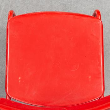 Six 'Folke' chairs by Niels Gammelgaard/ Box 25 Arkitekter, IKEA, 1970's.