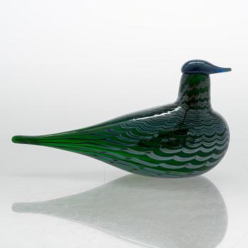 Oiva Toikka, glasfågel, signerad O. Toikka Nuutajärvi.