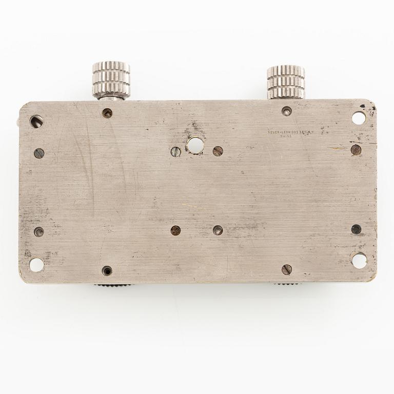 Heuer, Master-Time 8-Days and Monte-Carlo stopwatch, 6 x 11 cm.