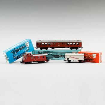 MODELLTÅGSVAGNAR, 26 st, Märklin, Tyskland.