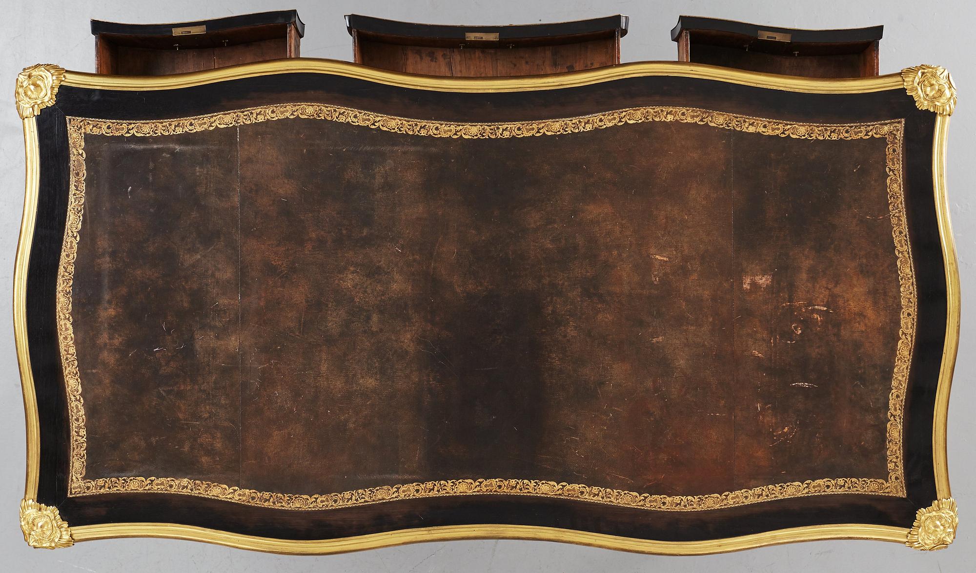 SKRIVBORD s.k Bureau Plat, Régence och stil, Frankrike, 1700-tal och senare.