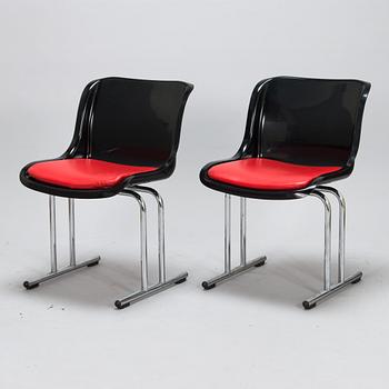 Yrjö Kukkapuro, stolar, 7 st, modell 3427M, Haimi.