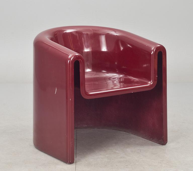 FÅTÖLJ, Rodolfo Bonetto för Driade, Italien, 1970-tal.