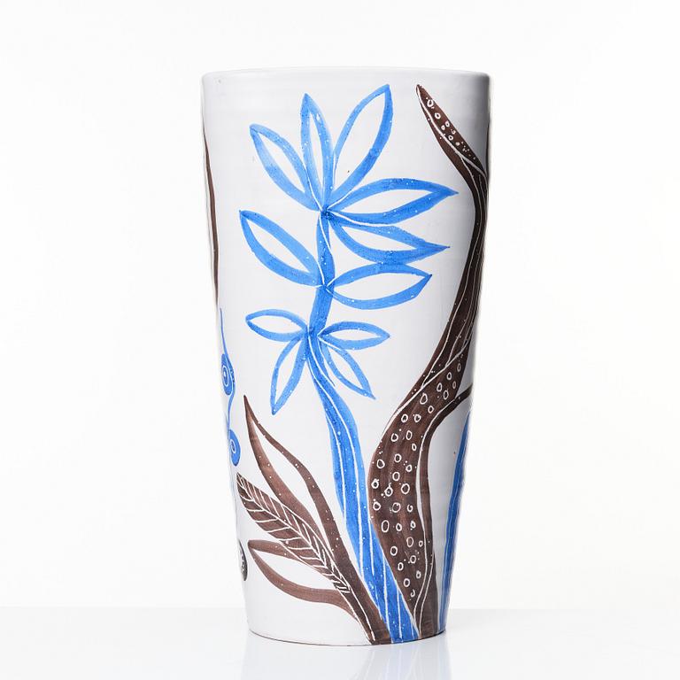 Anna-Lisa Thomson, a unique floor ceramic vase, Uppsala-Ekeby, Sweden 1940s.