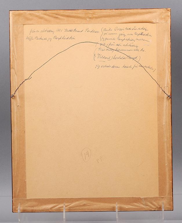 LINDSTRÖM, BENGT, tuschteckning, sign o dat 1951.
