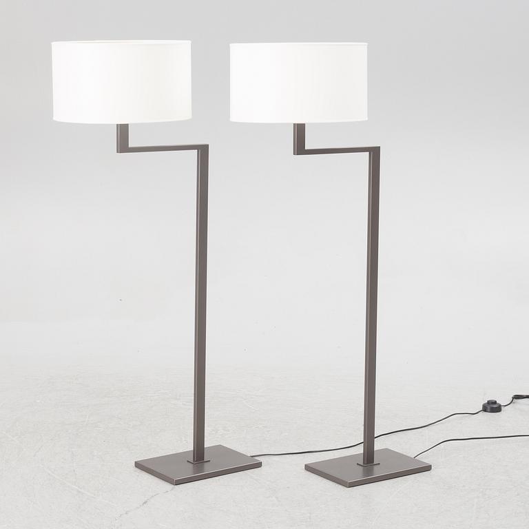 Floor lamps, a pair, "Jackie", Casamilano, Italy.