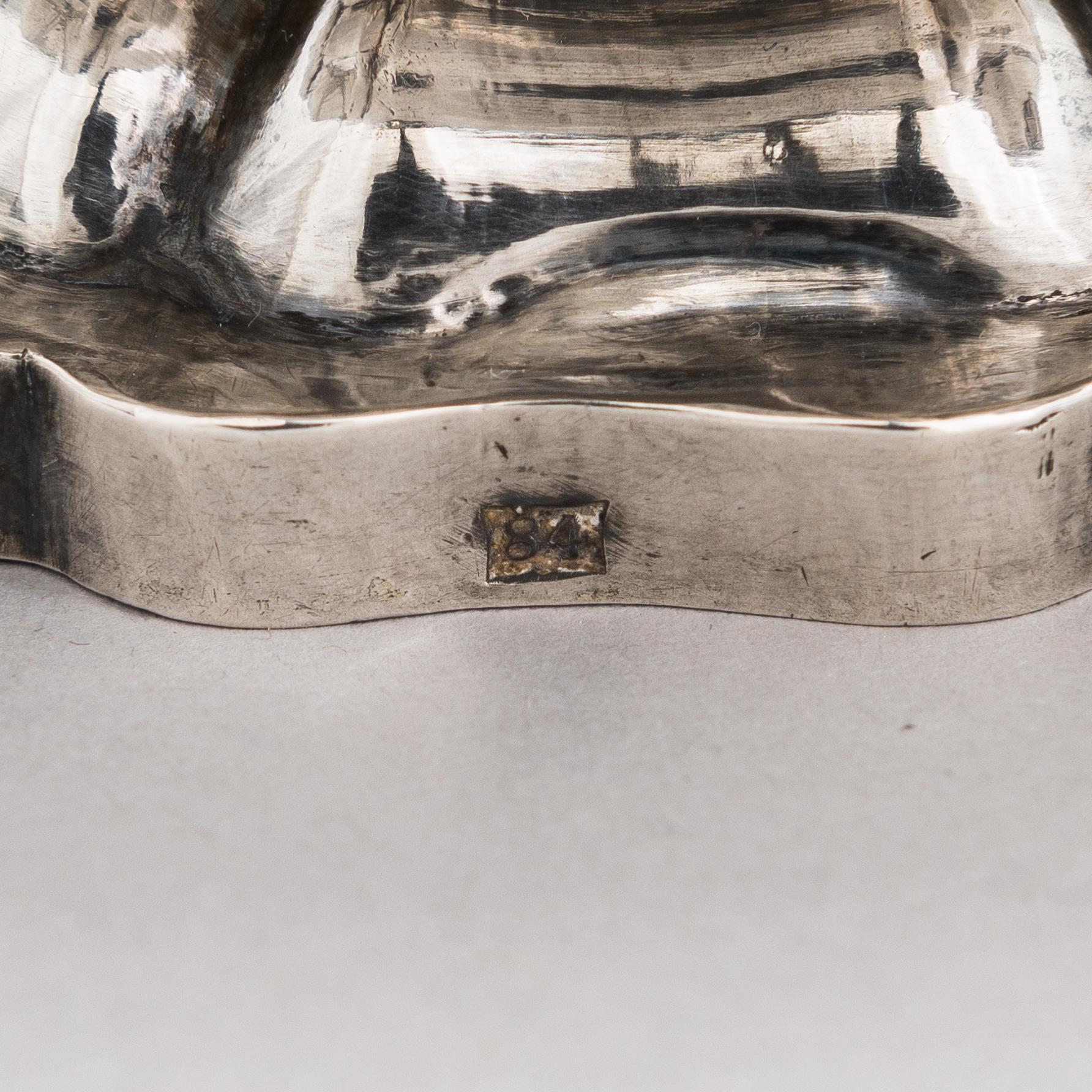 Tekanna, silver, Moskva Ryssland 1846. Oidentifierad mästare, I.C.