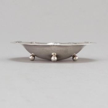 GEORG JENSEN, an 830/1000 silver needle dish, Denmark 1920's.