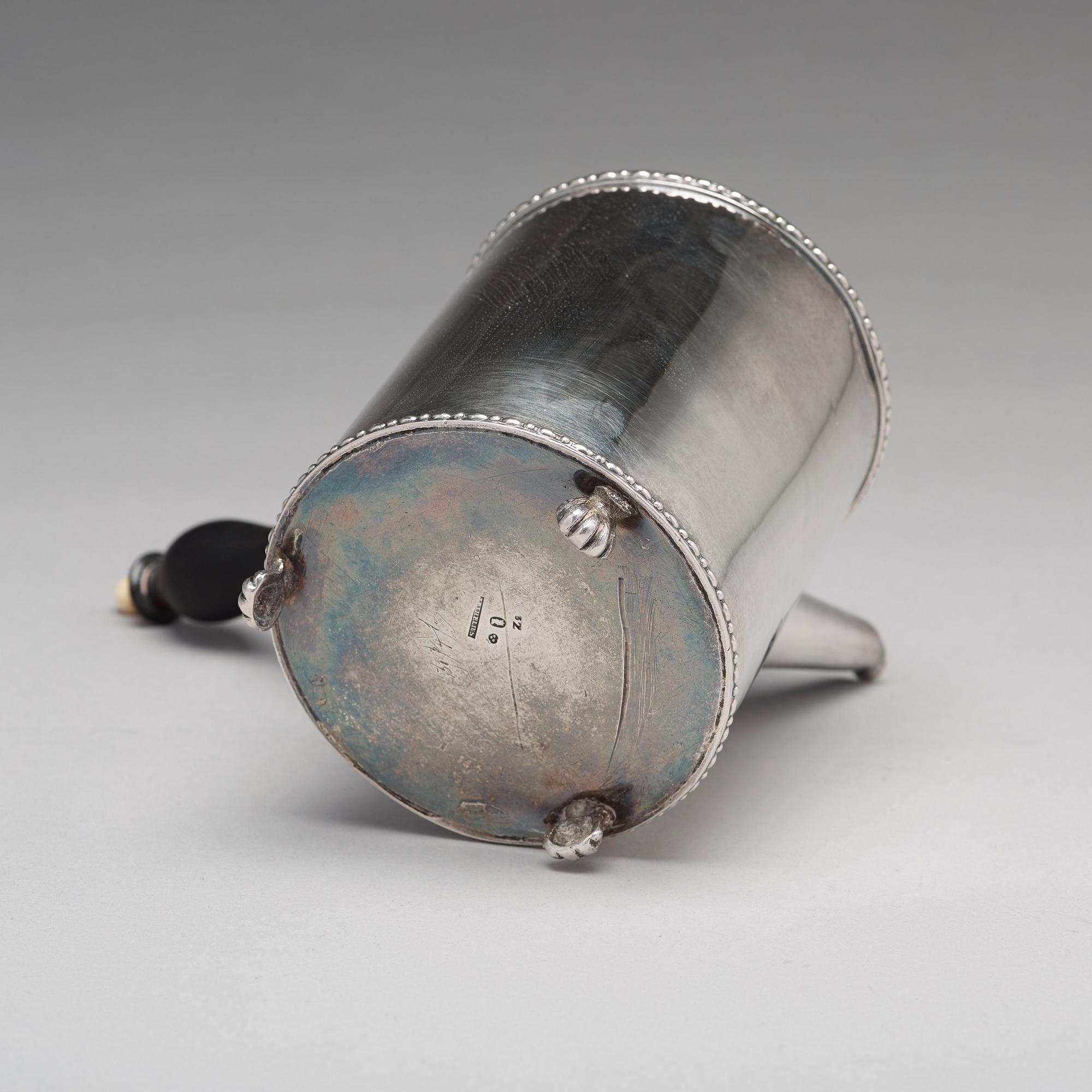 Pehr Zethelius, mockakanna, silver, Stockholm 1806. Gustaviansk.