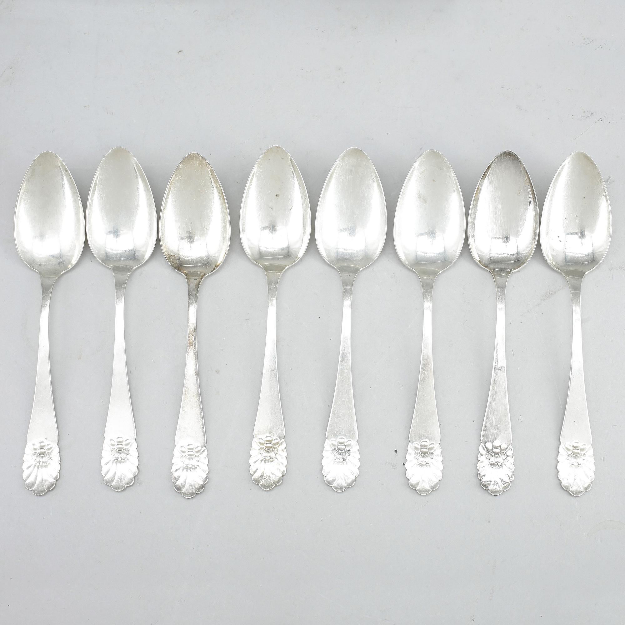 SKEDAR, silver, jugendstil, MGAB, Uppsala, 1940-tal. Vikt ca 275 gram.