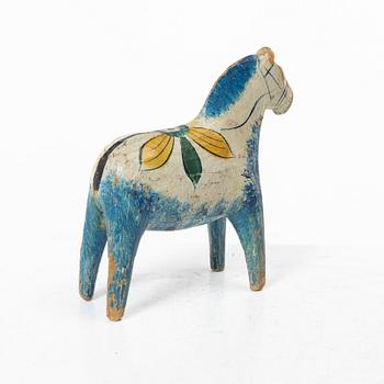 Dalahäst, blåbening, tidigt 1900-tal/1900-talets första hälft.