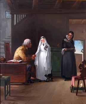 JOHNNY MILLAR, olja på duk, sign o dat 1919.