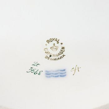 A Royal Copenhagen 'Flora Danica' vegetable tureen with cover, Denmark, 20th century.