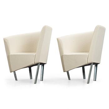 10. Paolo Pallucco, a pair of easy chairs for Gambe-Pallucco, Italy 1980´s.