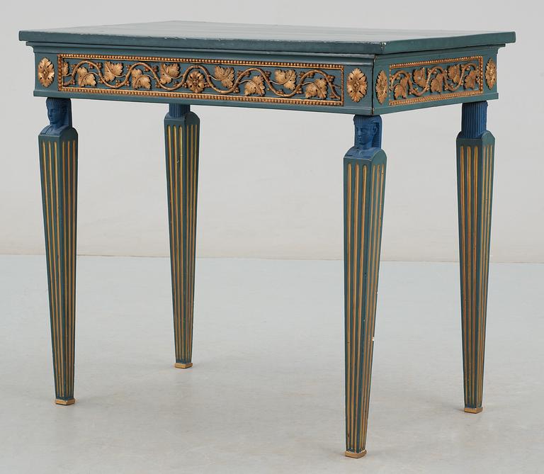 A late Gustavian circa 1800 console table in the manner of P. Ljung.