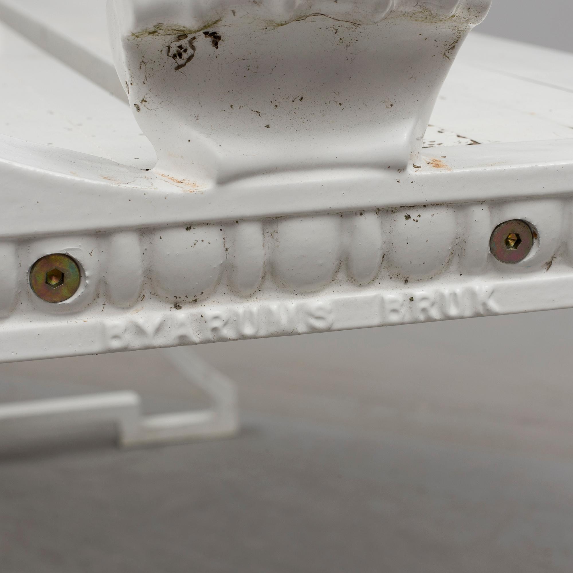 TRÄDGÅRDSSOFFA, "Sneckan", Folke Bensow, Byarums Bruk, sent 1900-tal.