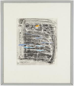 GITTAN JÖNSSON, blandteknik, signerad och daterad -89.